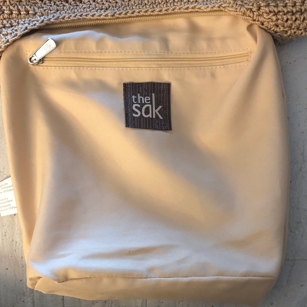 The Sak cream beige crochet crossbody handbag - Picture 13 of 14